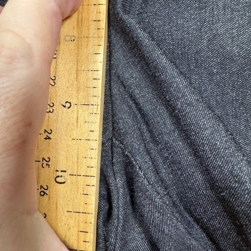 Ricki's Pants Womens Large Grey Tapered Business Casual Trouser Stretch Knit - Picture 5 of 8